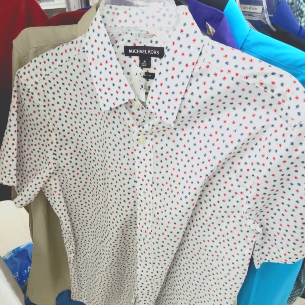 Michael Kors Button Down Tee - image 1